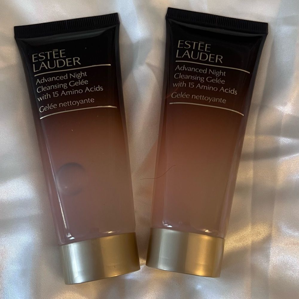 ESTEE LAUDER ADVANCED NIGHT CLEANSING GELEE W 15 AMINO ACIDS FACE NEW Set of 2